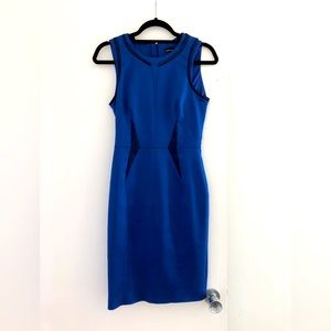 Karen Millen brilliant blue sheath dress, US 6/UK 10